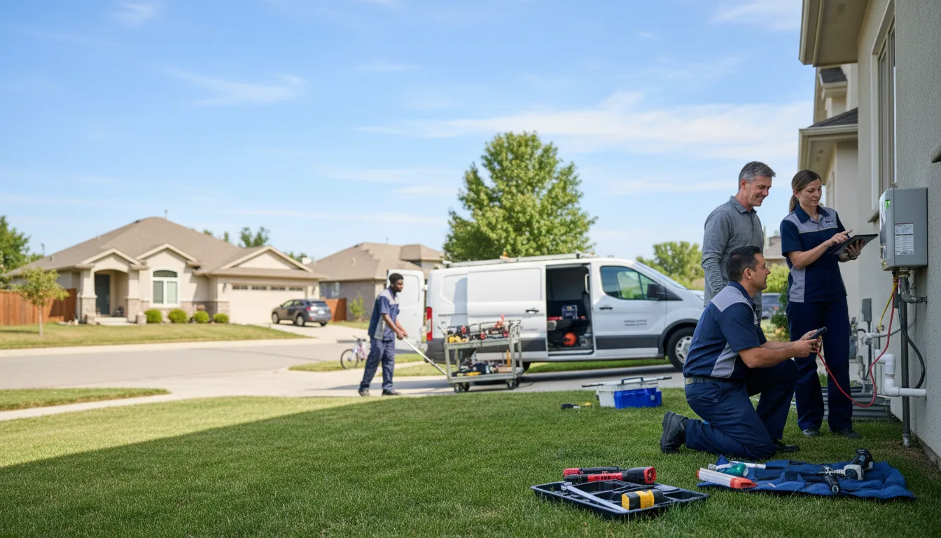 Tankless water heater service in Laceyville, PA